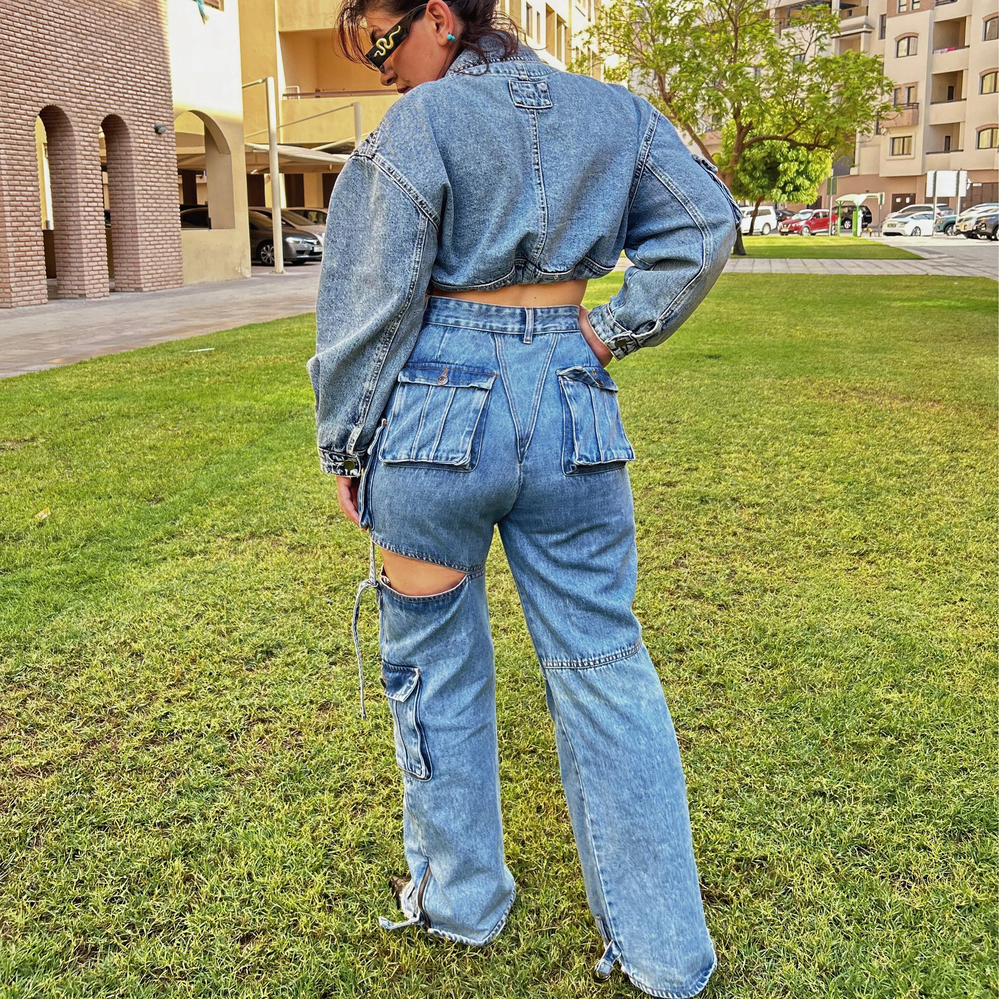 2 in 1 Full Denim Set