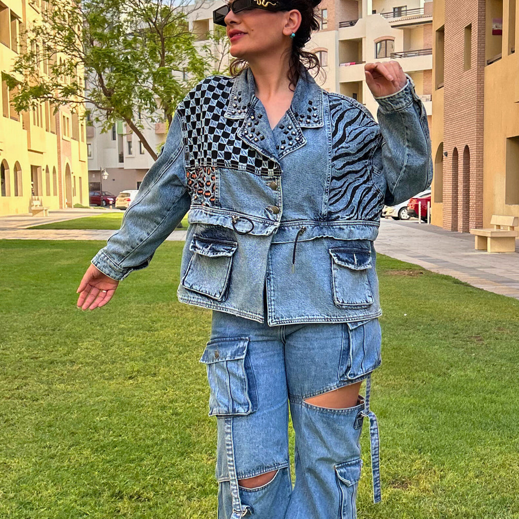 2 in 1 Full Denim Set