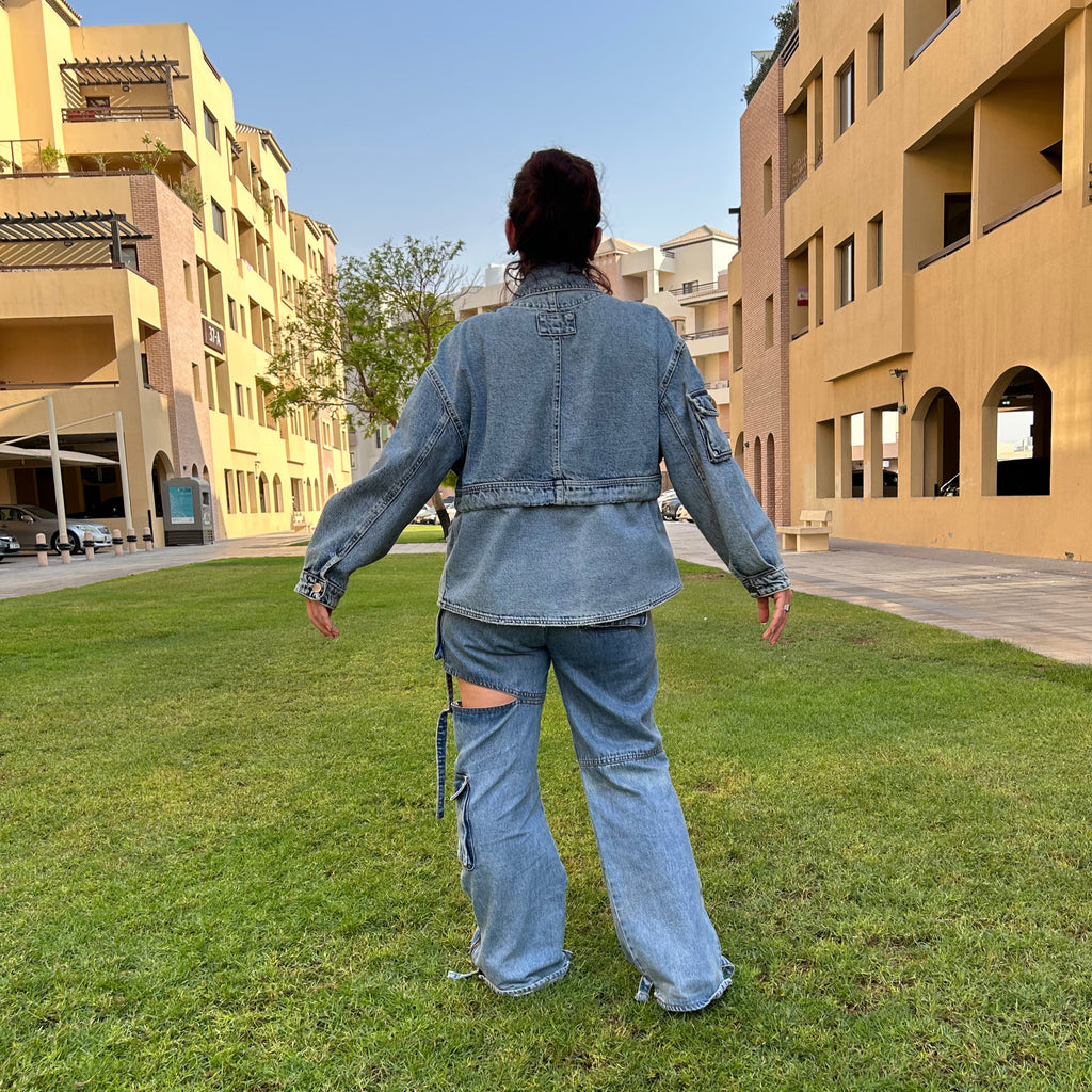 2 in 1 Full Denim Set