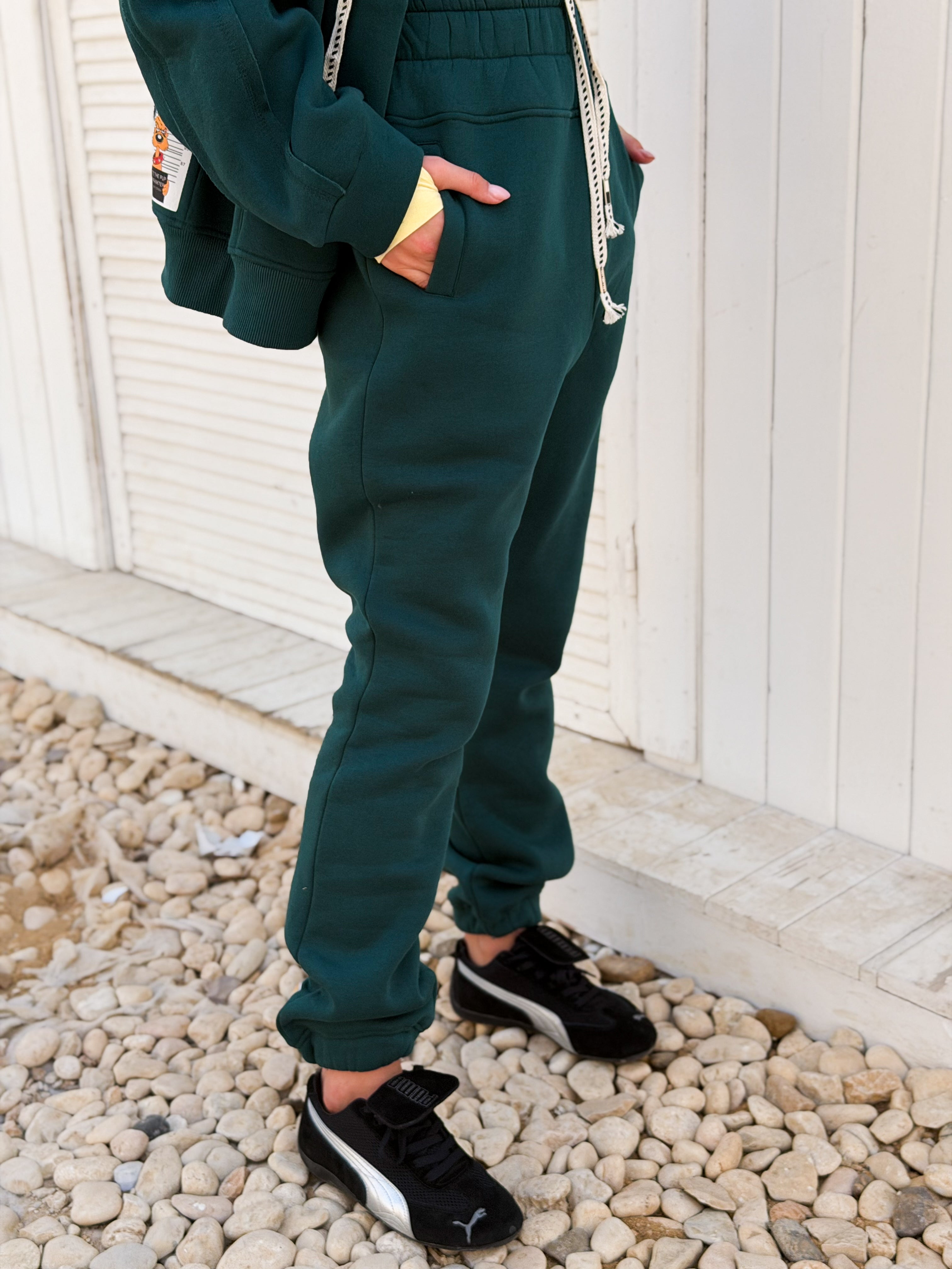 Emerald double flip pants