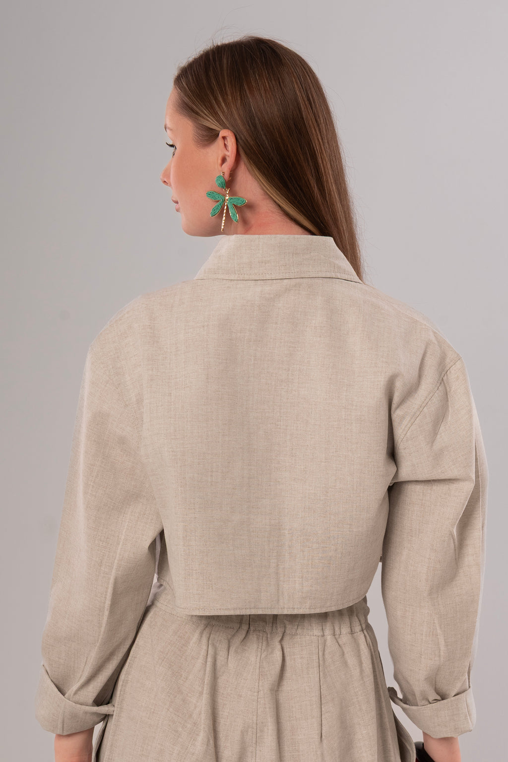 Convertible Linen Beige Pants